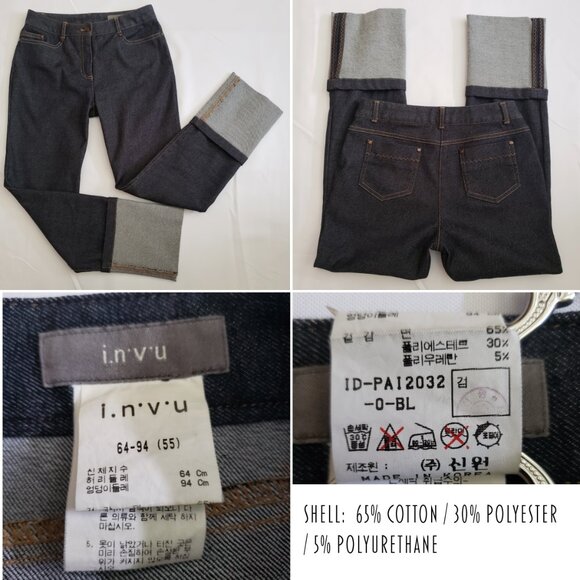 Y2K Faux Fur Denim Jacket & Jeans 2PC Set SZ S - Picture 15 of 15